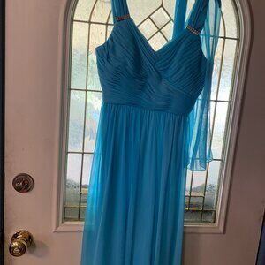 Junior Girl's Size S Blue Formal Dress by Cinderella